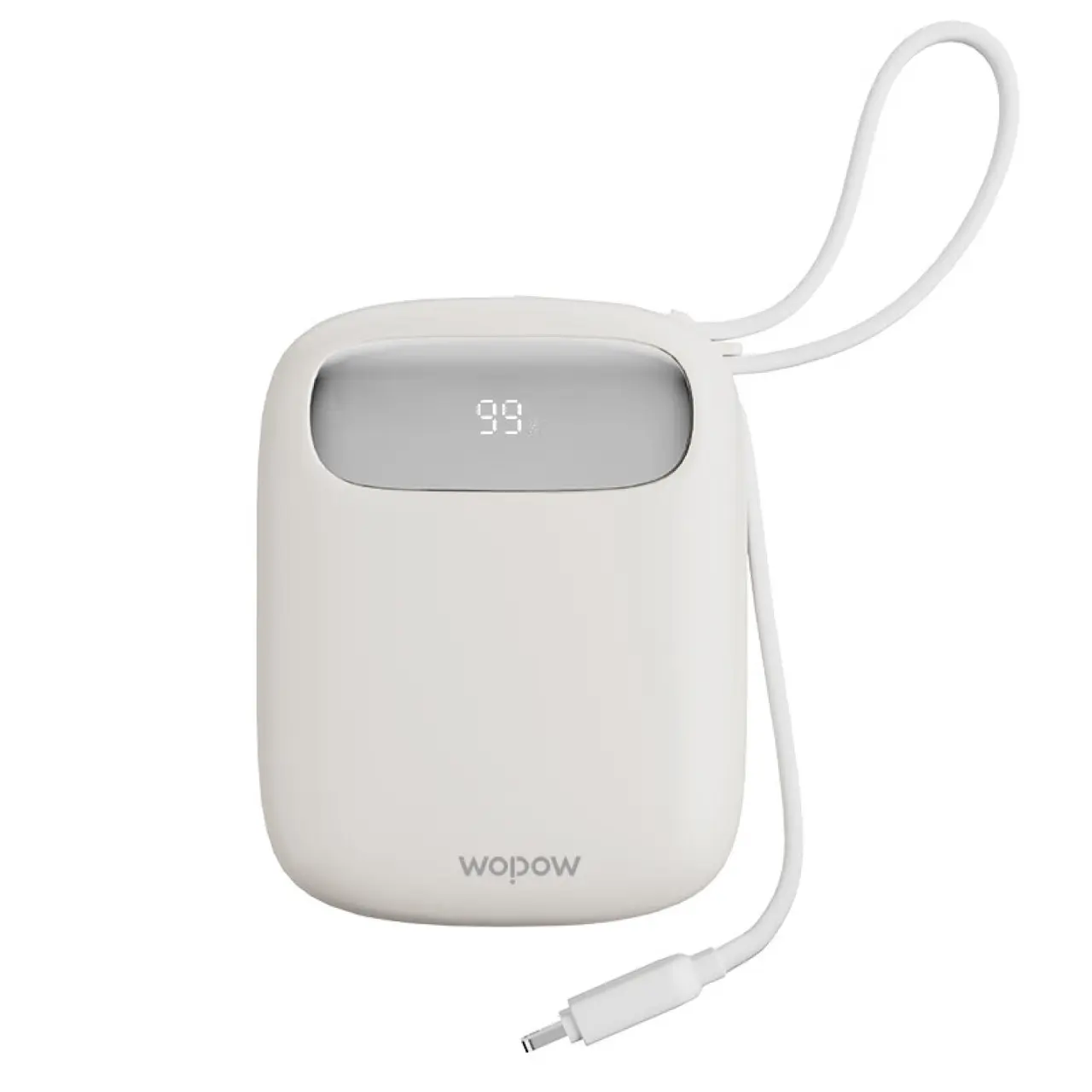 沃品WOPOW小Q自带双线快充移动电源LQ21