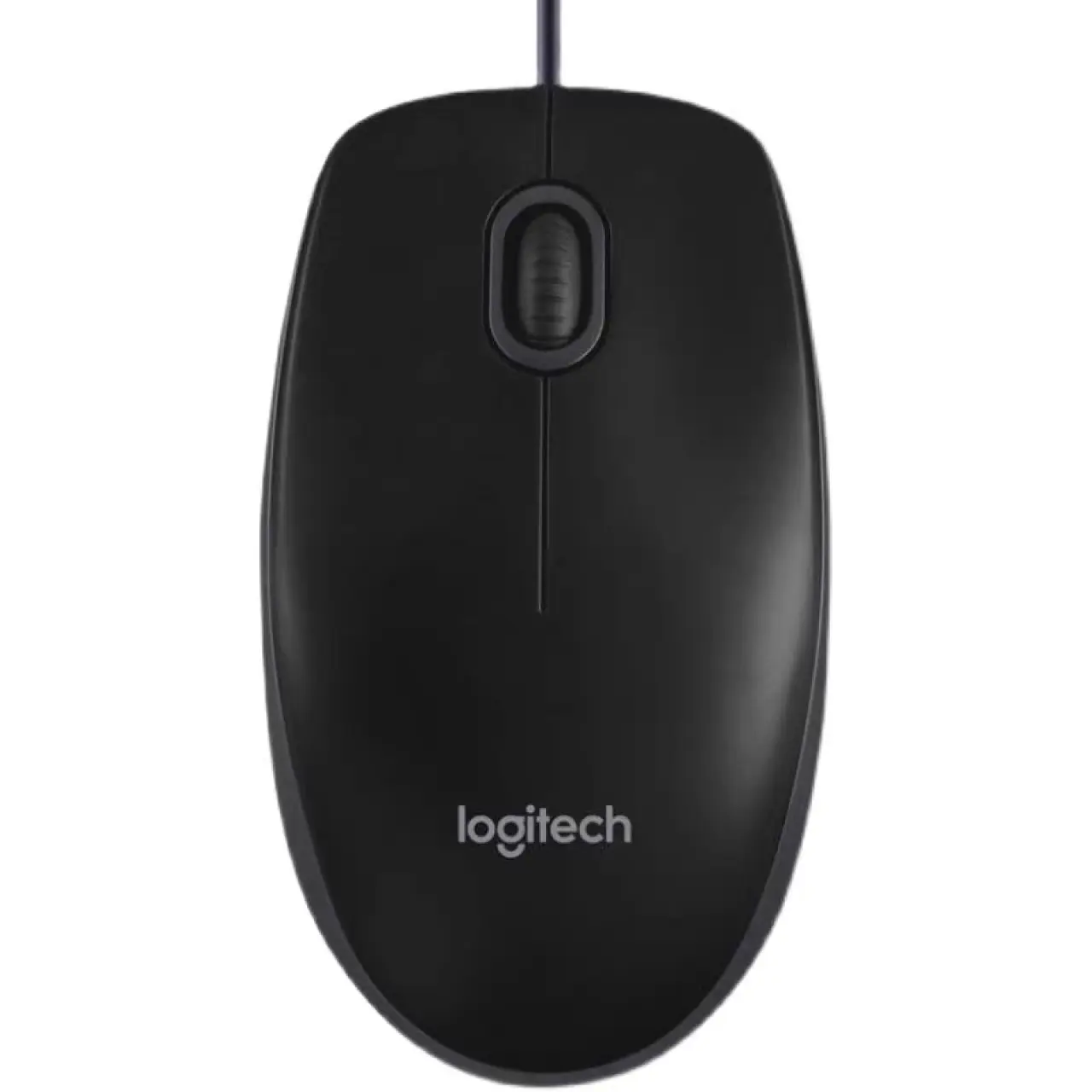 罗技（Logitech）B100企业版有线鼠标黑色